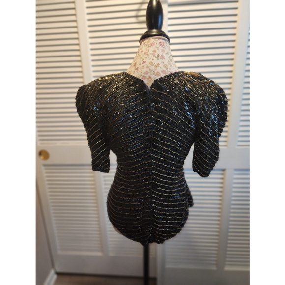 Vintage Stenay beaded top NWT - Picture 4 of 9